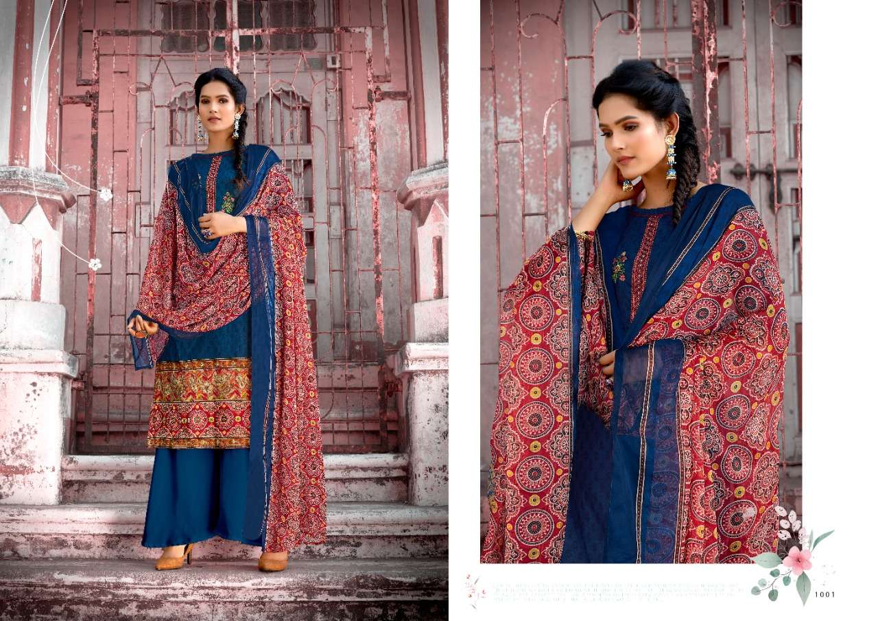 HEER BY KESARIYA 1001 TO 1008 SERIES BEAUTIFUL SUITS COLORFUL STYLISH FANCY CASUAL WEAR & ETHNIC WEAR CAMBRIC COTTON DIGITAL PRINT DRESSES AT WHOLESALE PRICE