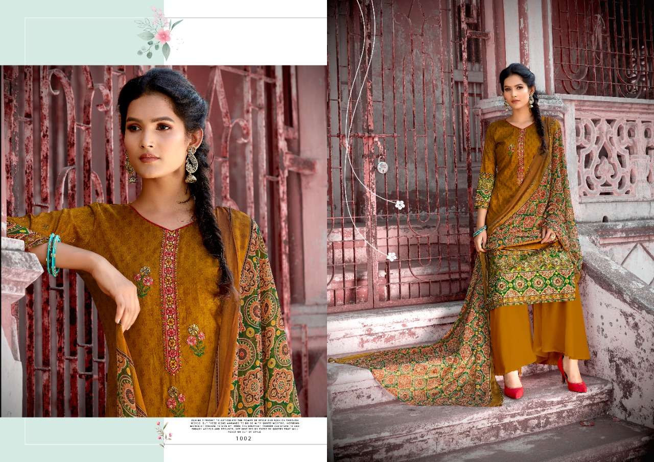 HEER BY KESARIYA 1001 TO 1008 SERIES BEAUTIFUL SUITS COLORFUL STYLISH FANCY CASUAL WEAR & ETHNIC WEAR CAMBRIC COTTON DIGITAL PRINT DRESSES AT WHOLESALE PRICE