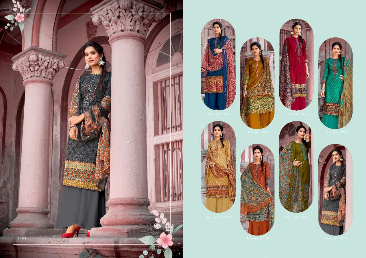 HEER BY KESARIYA 1001 TO 1008 SERIES BEAUTIFUL SUITS COLORFUL STYLISH FANCY CASUAL WEAR & ETHNIC WEAR CAMBRIC COTTON DIGITAL PRINT DRESSES AT WHOLESALE PRICE