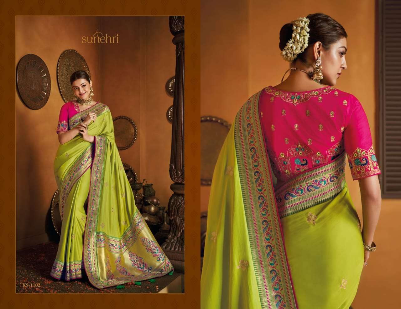 KIMORA SAREES HITS BY KIMORA FASHION COLORFUL BEAUTIFUL FANCY PARTY WEAR & TRADITIONAL WEAR PURE SILK SAREES AT WHOLESALE PRICE