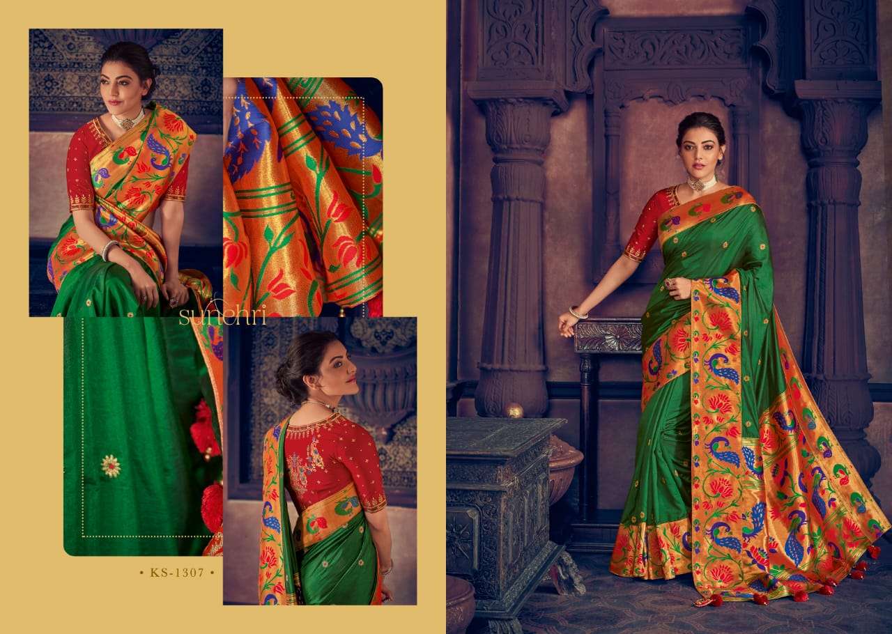 KIMORA SAREES HITS BY KIMORA FASHION COLORFUL BEAUTIFUL FANCY PARTY WEAR & TRADITIONAL WEAR PURE SILK SAREES AT WHOLESALE PRICE