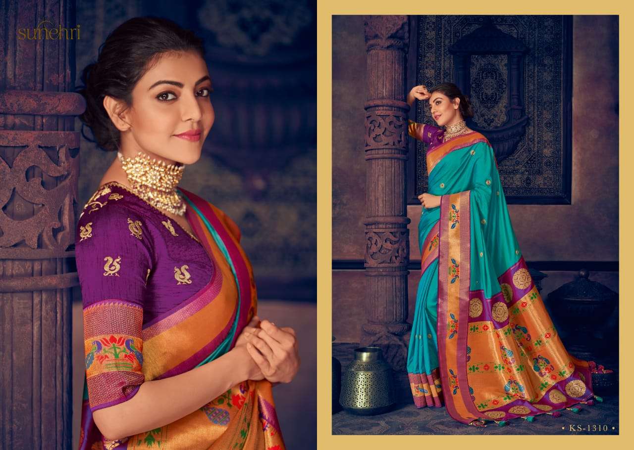 KIMORA SAREES HITS BY KIMORA FASHION COLORFUL BEAUTIFUL FANCY PARTY WEAR & TRADITIONAL WEAR PURE SILK SAREES AT WHOLESALE PRICE