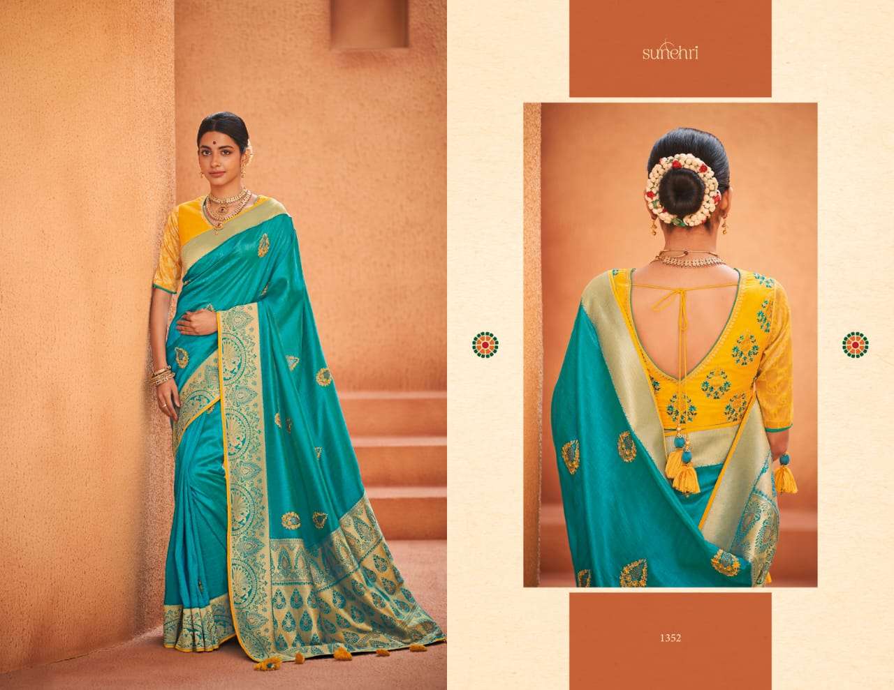 KIMORA SAREES HITS BY KIMORA FASHION COLORFUL BEAUTIFUL FANCY PARTY WEAR & TRADITIONAL WEAR PURE SILK SAREES AT WHOLESALE PRICE