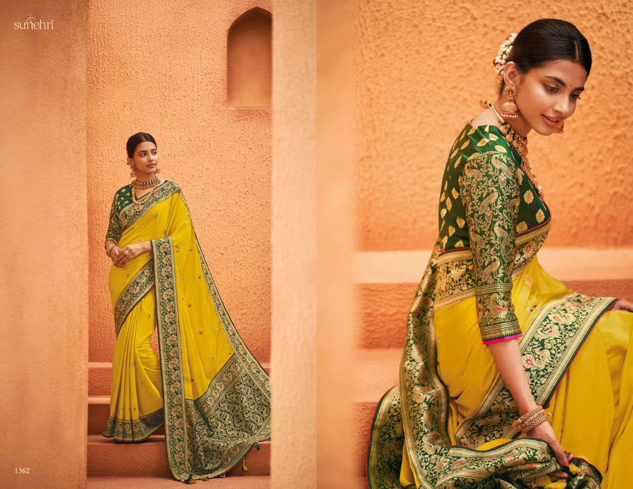 KIMORA SAREES HITS BY KIMORA FASHION COLORFUL BEAUTIFUL FANCY PARTY WEAR & TRADITIONAL WEAR PURE SILK SAREES AT WHOLESALE PRICE