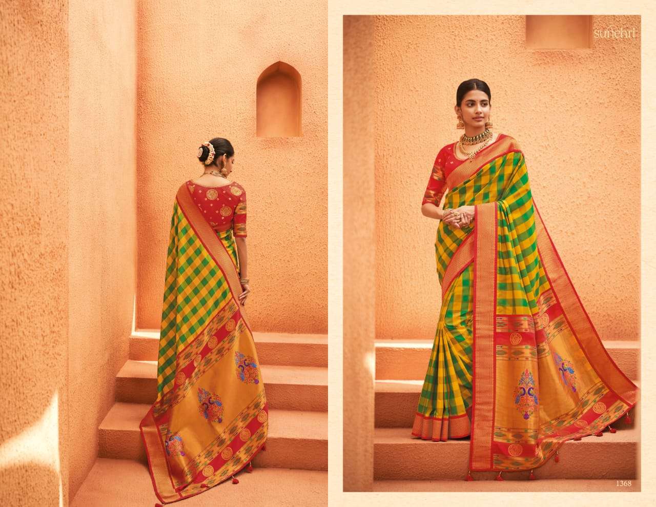 KIMORA SAREES HITS BY KIMORA FASHION COLORFUL BEAUTIFUL FANCY PARTY WEAR & TRADITIONAL WEAR PURE SILK SAREES AT WHOLESALE PRICE