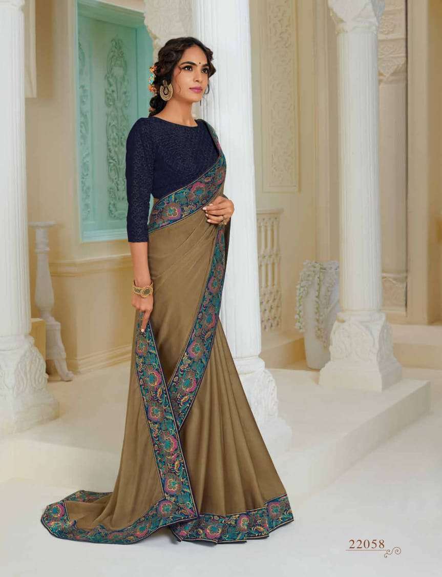 MANJARI BY SUBHASH SAREES 22051 TO 22062 SERIES INDIAN TRADITIONAL WEAR COLLECTION BEAUTIFUL STYLISH FANCY COLORFUL PARTY WEAR & OCCASIONAL WEAR FANCY SAREES AT WHOLESALE PRICE