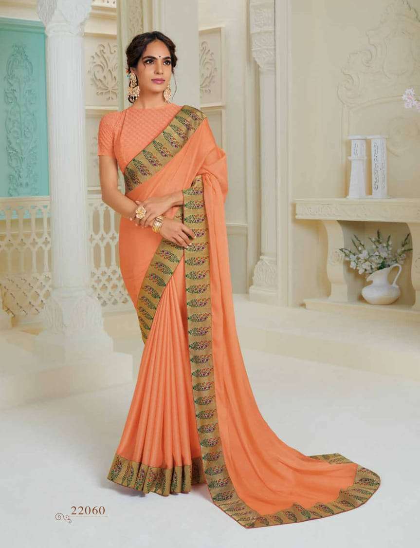 MANJARI BY SUBHASH SAREES 22051 TO 22062 SERIES INDIAN TRADITIONAL WEAR COLLECTION BEAUTIFUL STYLISH FANCY COLORFUL PARTY WEAR & OCCASIONAL WEAR FANCY SAREES AT WHOLESALE PRICE