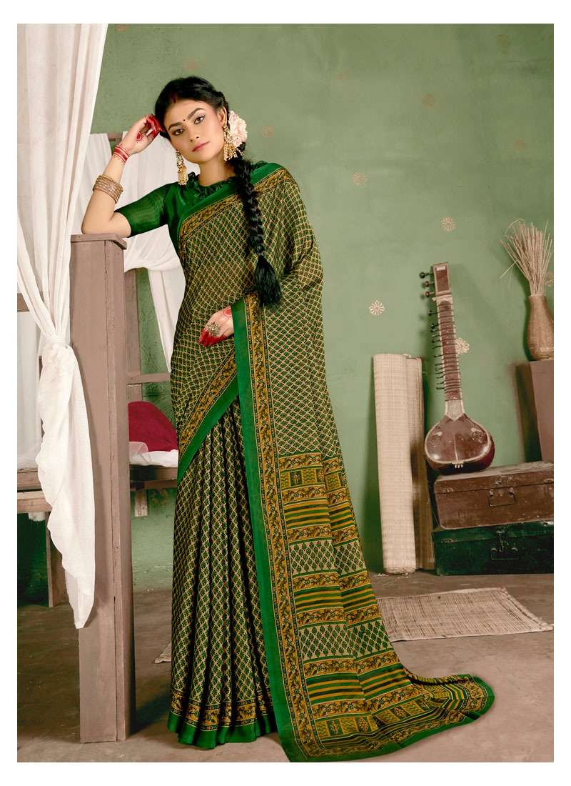 PANKHUDI VOL-25 BY ANTRA 73321TO 73330 SERIES INDIAN TRADITIONAL WEAR COLLECTION BEAUTIFUL STYLISH FANCY COLORFUL PARTY WEAR & OCCASIONAL WEAR BLACK RANGOLI SAREES AT WHOLESALE PRICE