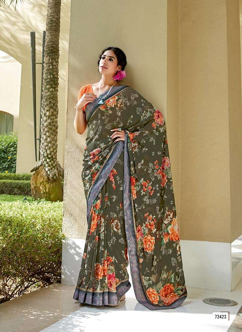 SUPER SHINE BY ANTRA 73421 TO 73430 SERIES INDIAN TRADITIONAL WEAR COLLECTION BEAUTIFUL STYLISH FANCY COLORFUL PARTY WEAR & OCCASIONAL WEAR WEIGHTLESS SAREES AT WHOLESALE PRICE