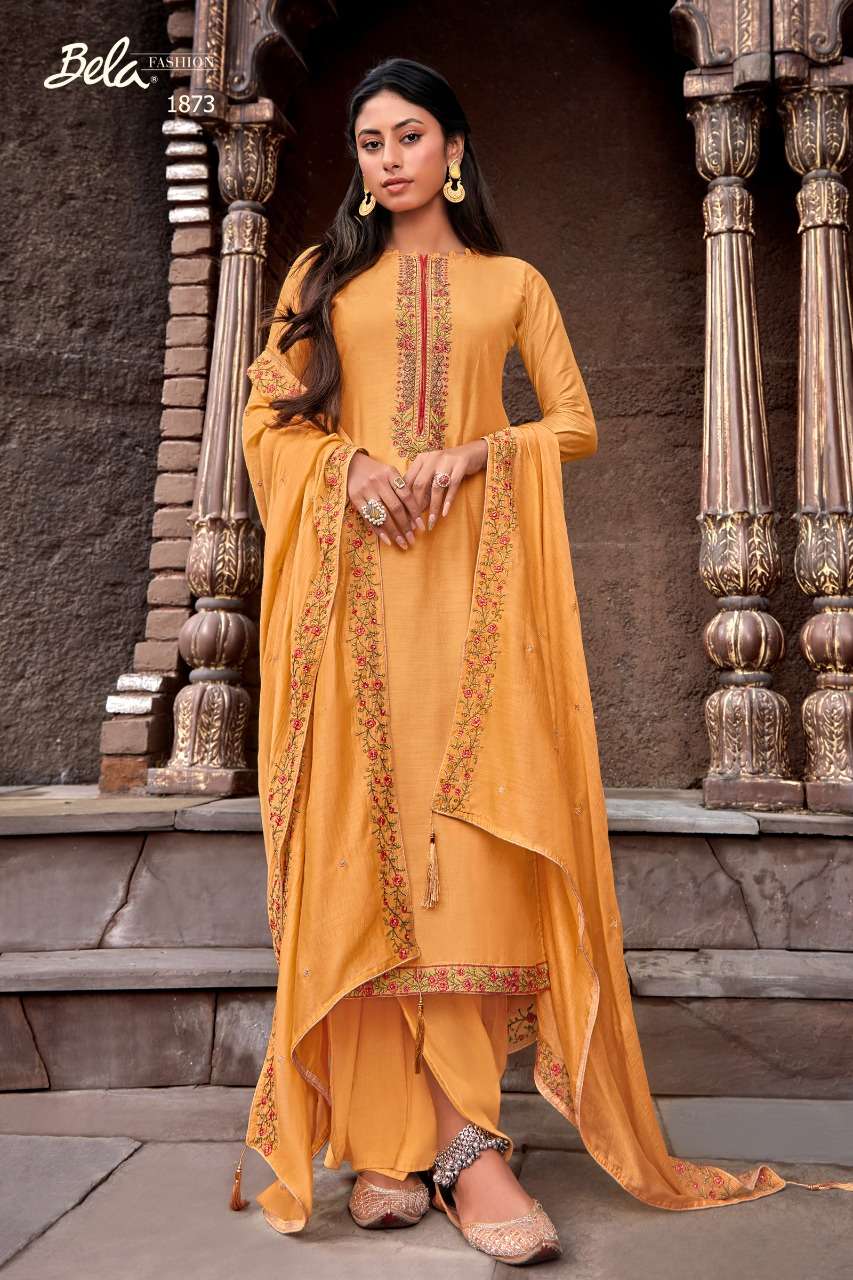 ZIBA BY BELA FASHION 1872 TO 1880 SERIES BEAUTIFUL STYLISH SUITS FANCY COLORFUL CASUAL WEAR & ETHNIC WEAR & READY TO WEAR COTTON SILK WITH HANDWORK DRESSES AT WHOLESALE PRICE