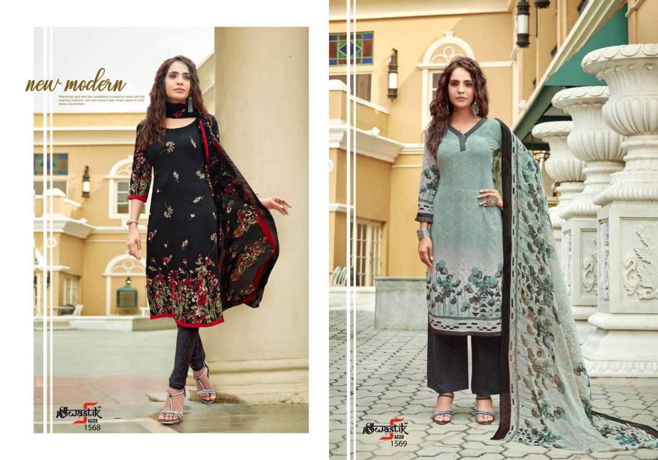 SWASTIK PRO VOL-44 BY ANMOL TEX 1561 TO 1578 SERIES BEAUTIFUL SUITS STYLISH FANCY COLORFUL PARTY WEAR & OCCASIONAL WEAR AMERICAN CREPE DRESSES AT WHOLESALE PRICE