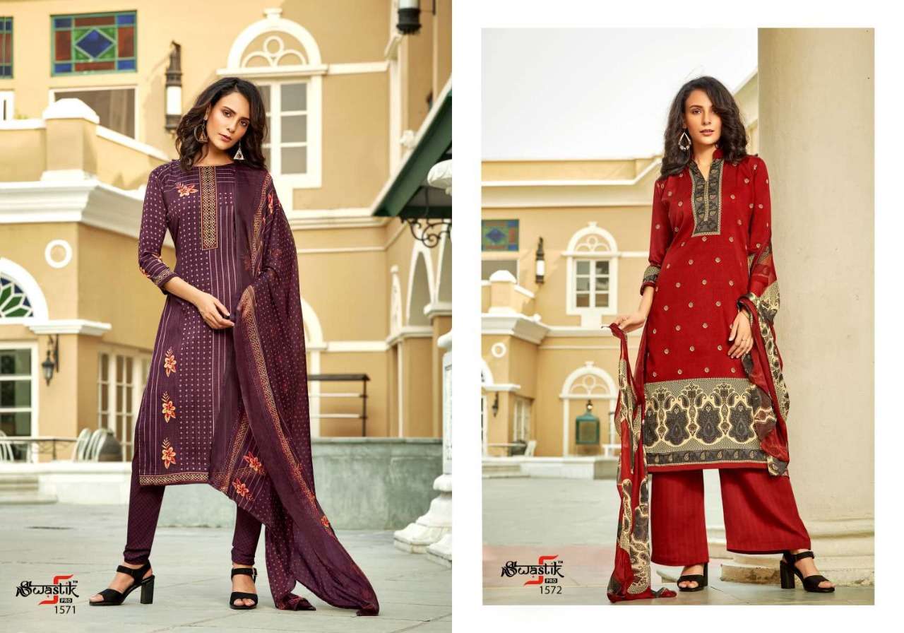 SWASTIK PRO VOL-44 BY ANMOL TEX 1561 TO 1578 SERIES BEAUTIFUL SUITS STYLISH FANCY COLORFUL PARTY WEAR & OCCASIONAL WEAR AMERICAN CREPE DRESSES AT WHOLESALE PRICE