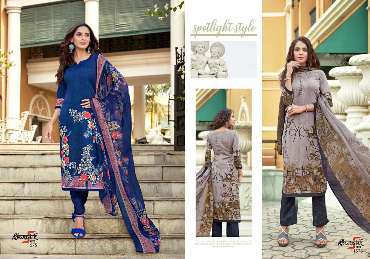 SWASTIK PRO VOL-44 BY ANMOL TEX 1561 TO 1578 SERIES BEAUTIFUL SUITS STYLISH FANCY COLORFUL PARTY WEAR & OCCASIONAL WEAR AMERICAN CREPE DRESSES AT WHOLESALE PRICE