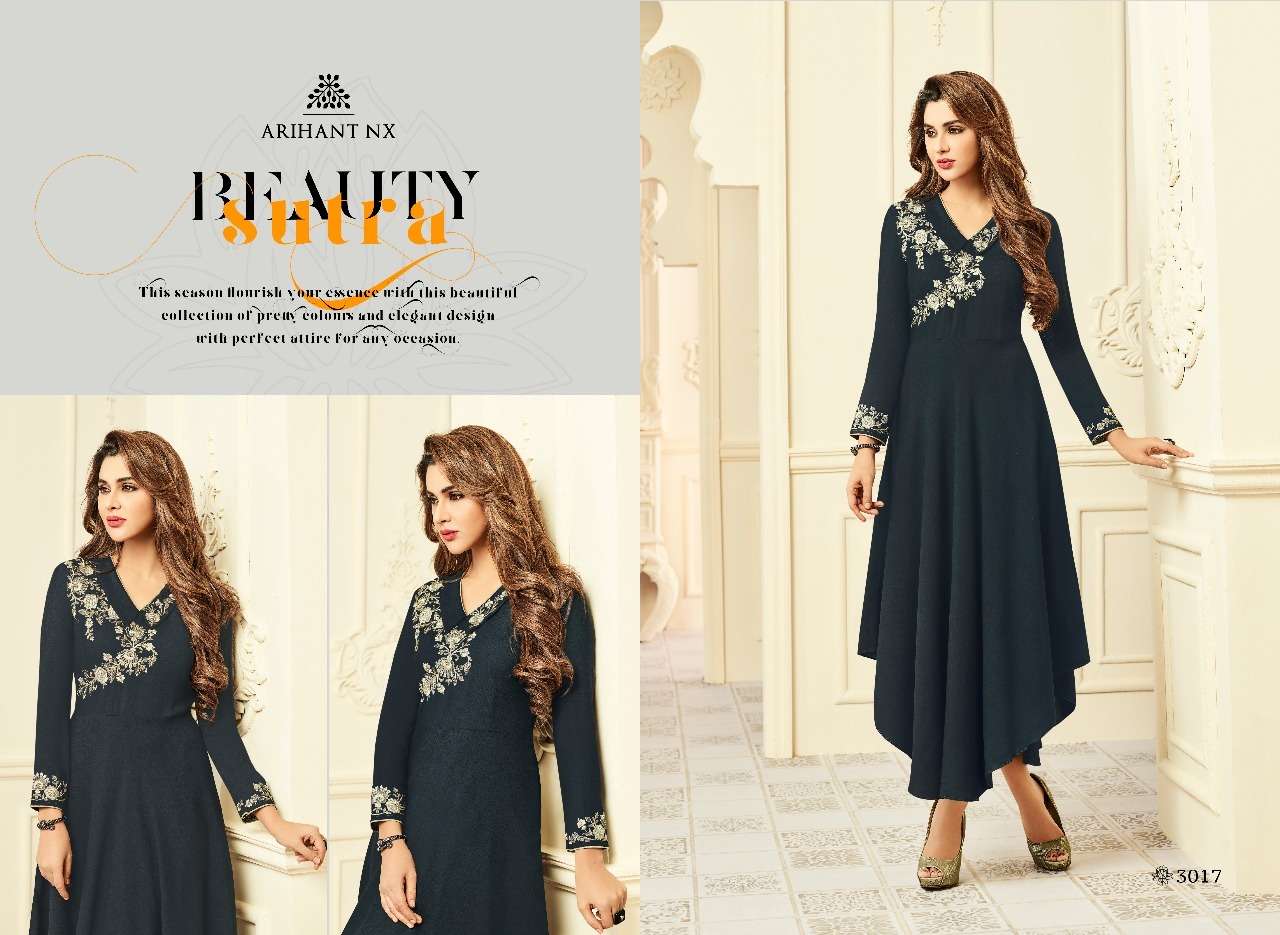 FLORAL VOL-2 NX BY ARIHANT NX BEAUTIFUL STYLISH FANCY COLORFUL CASUAL WEAR & ETHNIC WEAR RAYON EMBROIDERED GOWNS AT WHOLESALE PRICE