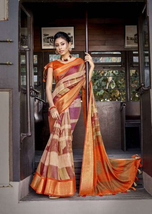 ROOP SUNDARI BY TRIVENI 11781 TO 11788 SERIES INDIAN TRADITIONAL WEAR COLLECTION BEAUTIFUL STYLISH FANCY COLORFUL PARTY WEAR & OCCASIONAL WEAR LINEN SAREES AT WHOLESALE PRICE
