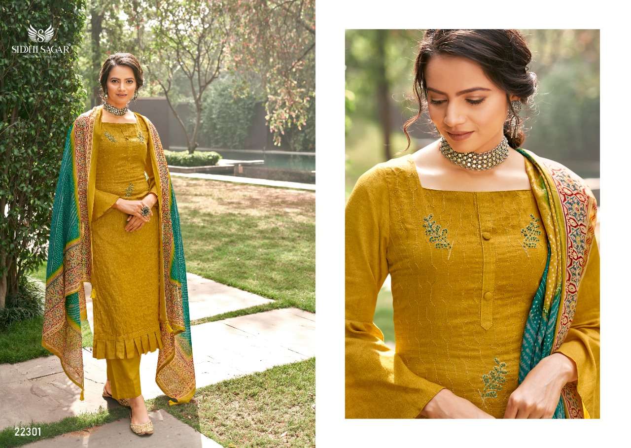 SAHELI BY SIDDHI SAGAR 22301 TO 22308 SERIES BEAUTIFUL SUITS COLORFUL STYLISH FANCY CASUAL WEAR & ETHNIC WEAR PURE JAM SATIN PRINT DRESSES AT WHOLESALE PRICE