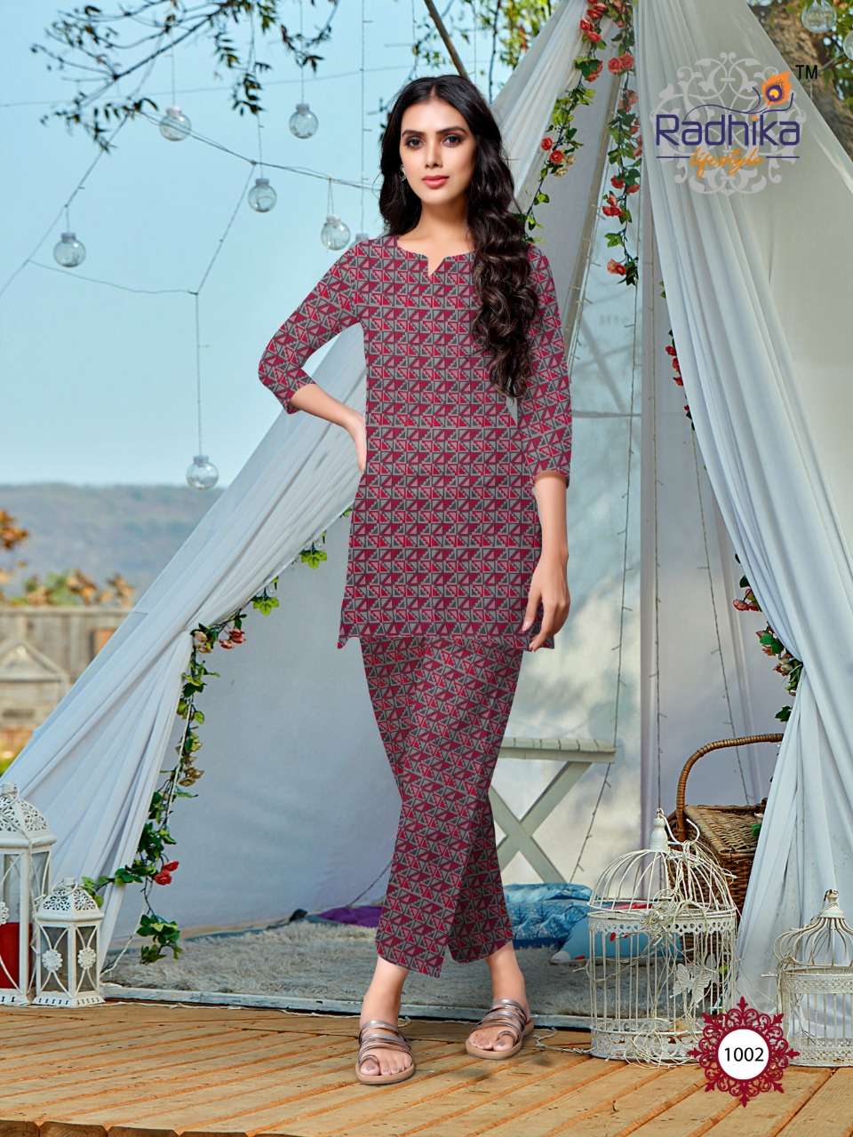 NIGHTY QUEEN VOL-1 BY RADHIKA FASHION 1001 TO 1008 SERIES BEAUTIFUL STYLISH FANCY COLORFUL CASUAL WEAR & NIGHT WEAR PURE COTTON TOPS AND BOTTOM AT WHOLESALE PRICE