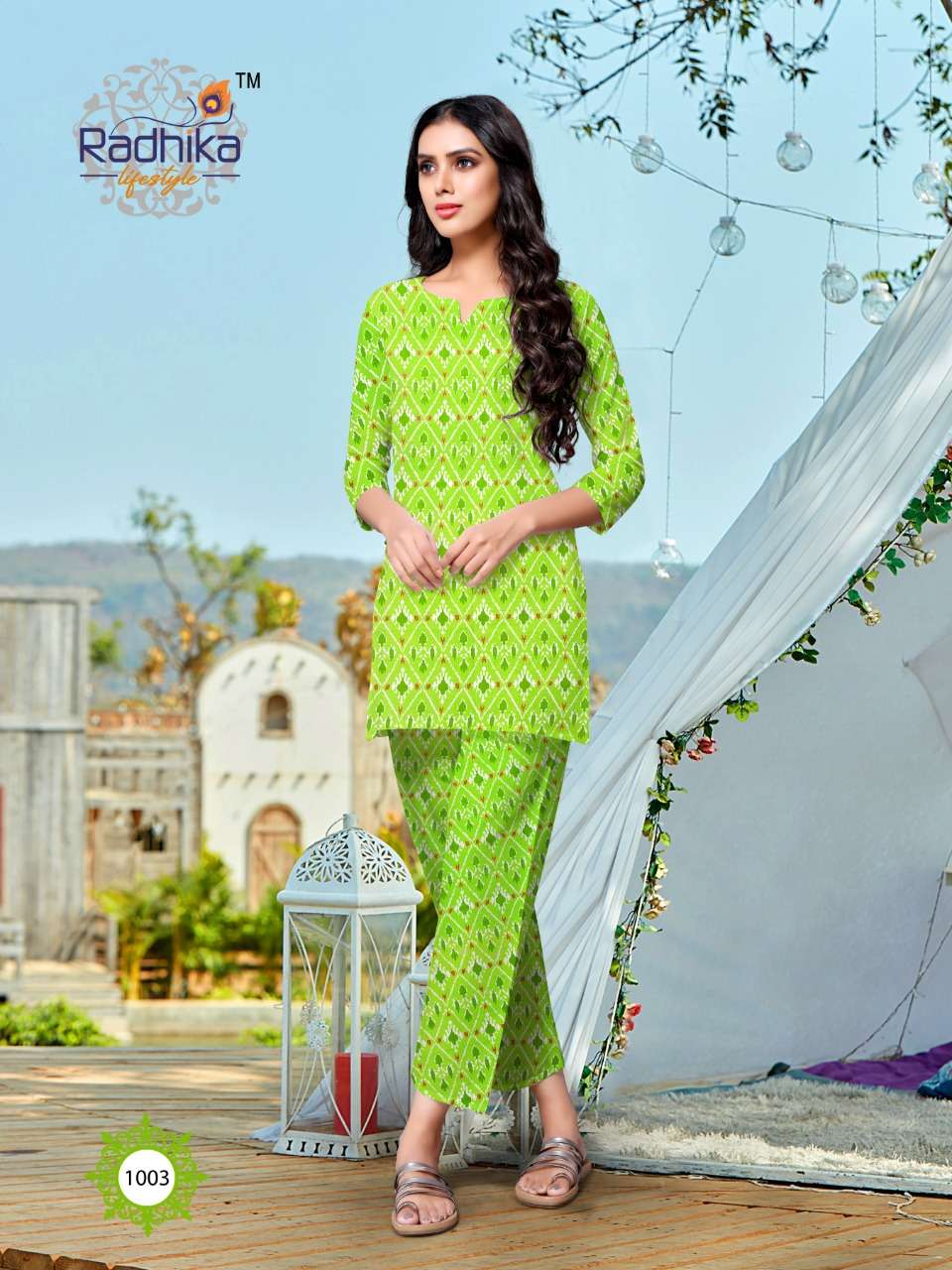 NIGHTY QUEEN VOL-1 BY RADHIKA FASHION 1001 TO 1008 SERIES BEAUTIFUL STYLISH FANCY COLORFUL CASUAL WEAR & NIGHT WEAR PURE COTTON TOPS AND BOTTOM AT WHOLESALE PRICE