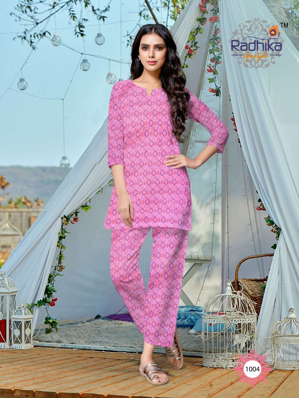 NIGHTY QUEEN VOL-1 BY RADHIKA FASHION 1001 TO 1008 SERIES BEAUTIFUL STYLISH FANCY COLORFUL CASUAL WEAR & NIGHT WEAR PURE COTTON TOPS AND BOTTOM AT WHOLESALE PRICE