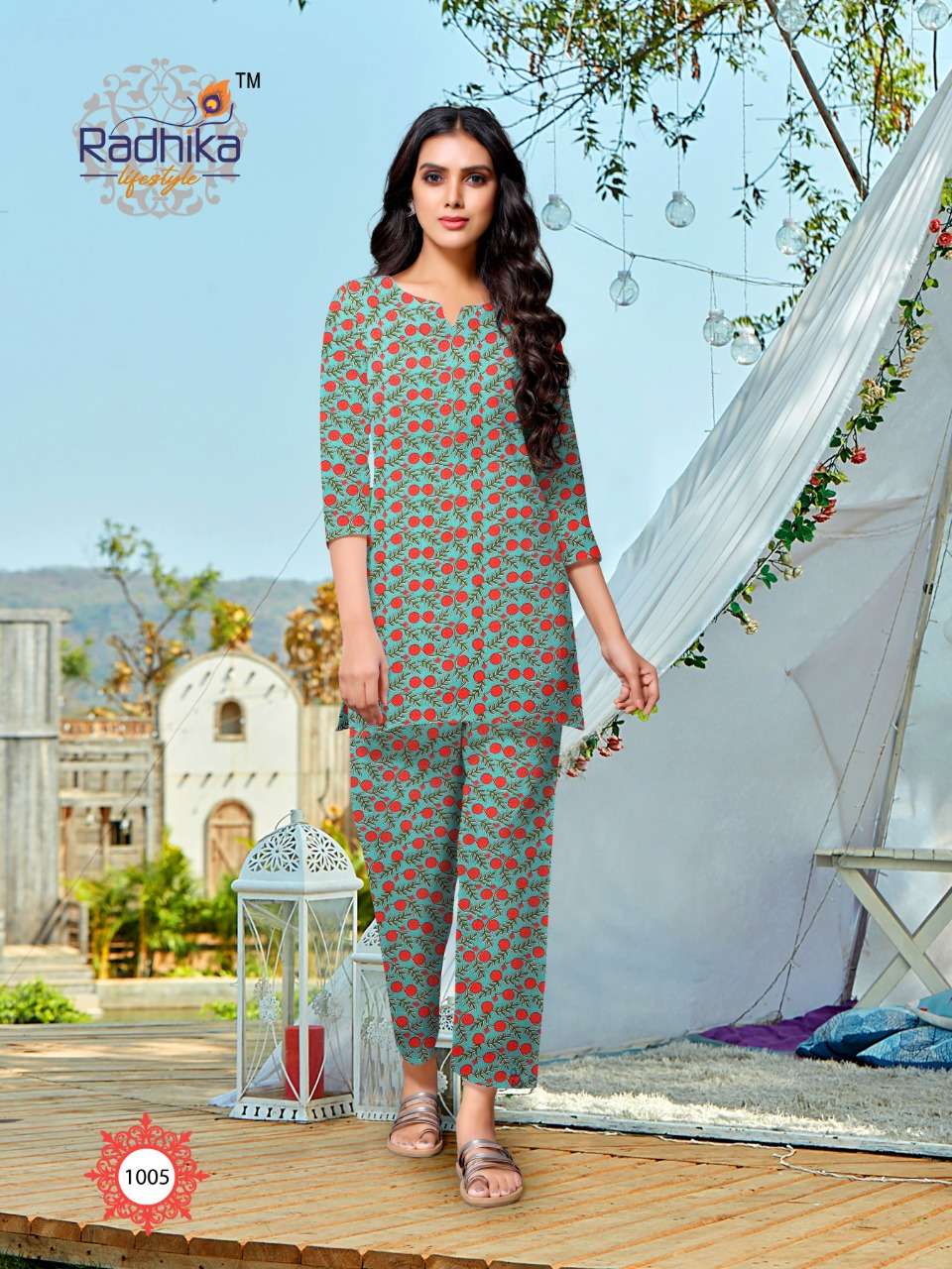 NIGHTY QUEEN VOL-1 BY RADHIKA FASHION 1001 TO 1008 SERIES BEAUTIFUL STYLISH FANCY COLORFUL CASUAL WEAR & NIGHT WEAR PURE COTTON TOPS AND BOTTOM AT WHOLESALE PRICE