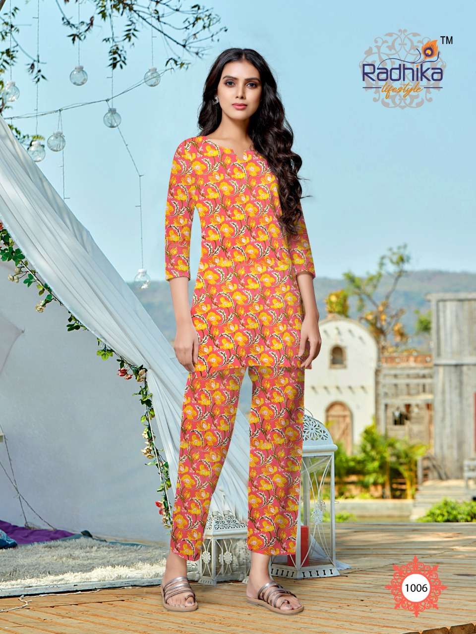 NIGHTY QUEEN VOL-1 BY RADHIKA FASHION 1001 TO 1008 SERIES BEAUTIFUL STYLISH FANCY COLORFUL CASUAL WEAR & NIGHT WEAR PURE COTTON TOPS AND BOTTOM AT WHOLESALE PRICE