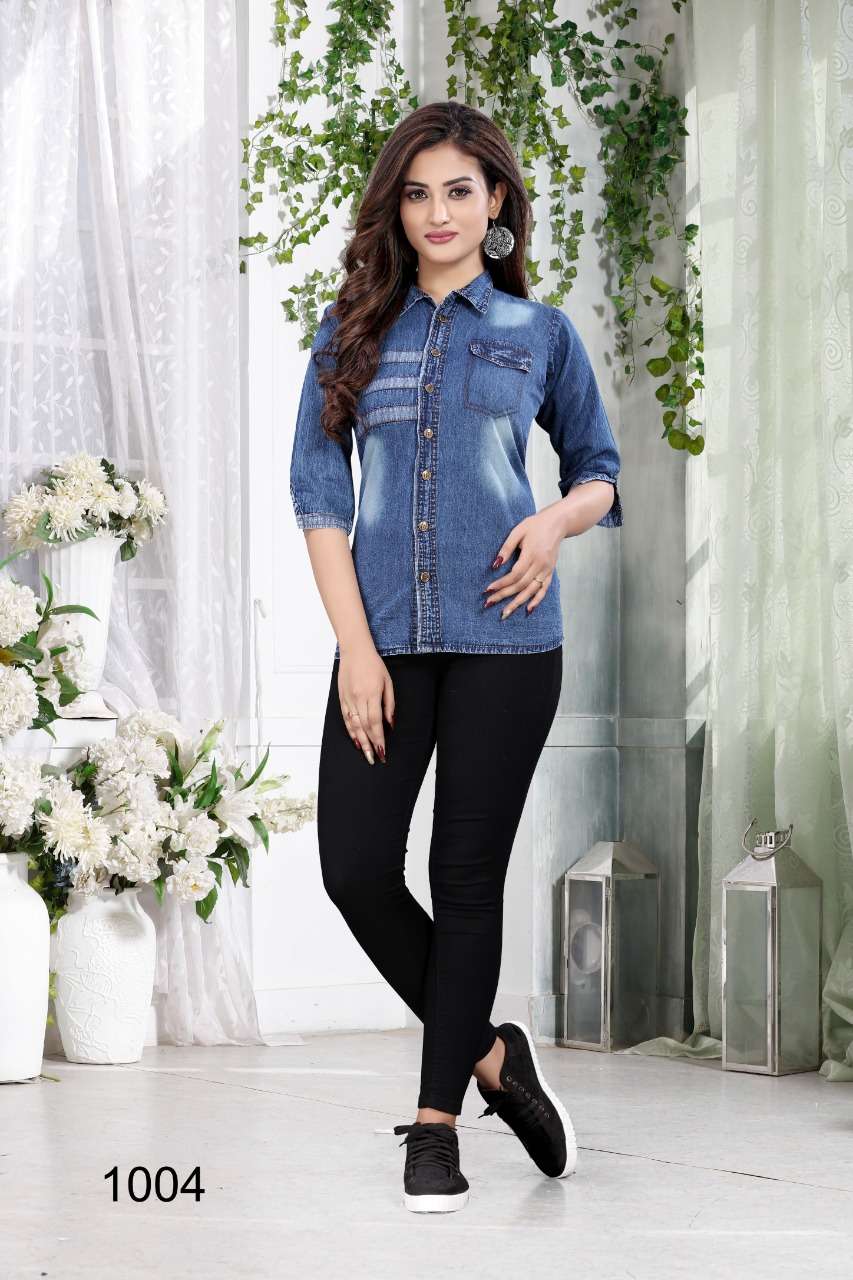 DENIM SHIRT BY KAAMIRI 1001 TO 1006 SERIES DESIGNER STYLISH FANCY COLORFUL BEAUTIFUL PARTY WEAR & ETHNIC WEAR COLLECTION PURE DENIM SHIRTS AT WHOLESALE PRICE