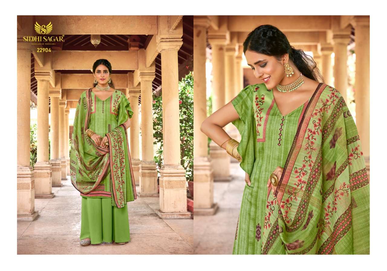 RAS MALAI BY SIDDHI SAGAR 22901 TO 22908 SERIES BEAUTIFUL STYLISH SHARARA SUITS FANCY COLORFUL CASUAL WEAR & ETHNIC WEAR & READY TO WEAR JAM DIGITAL PRINTED DRESSES AT WHOLESALE PRICE