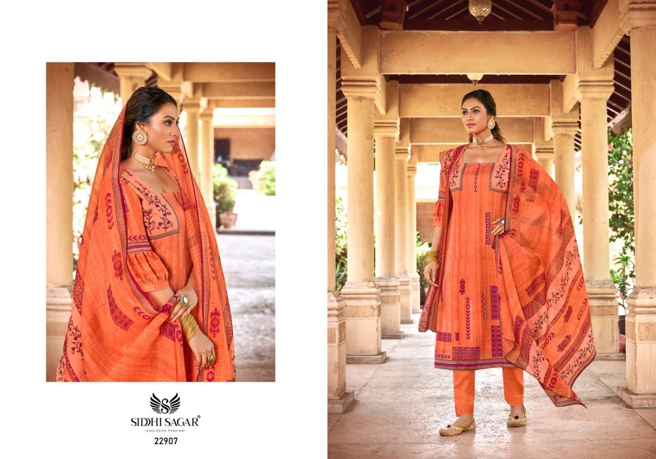 RAS MALAI BY SIDDHI SAGAR 22901 TO 22908 SERIES BEAUTIFUL STYLISH SHARARA SUITS FANCY COLORFUL CASUAL WEAR & ETHNIC WEAR & READY TO WEAR JAM DIGITAL PRINTED DRESSES AT WHOLESALE PRICE