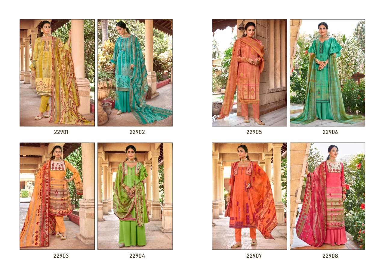 RAS MALAI BY SIDDHI SAGAR 22901 TO 22908 SERIES BEAUTIFUL STYLISH SHARARA SUITS FANCY COLORFUL CASUAL WEAR & ETHNIC WEAR & READY TO WEAR JAM DIGITAL PRINTED DRESSES AT WHOLESALE PRICE