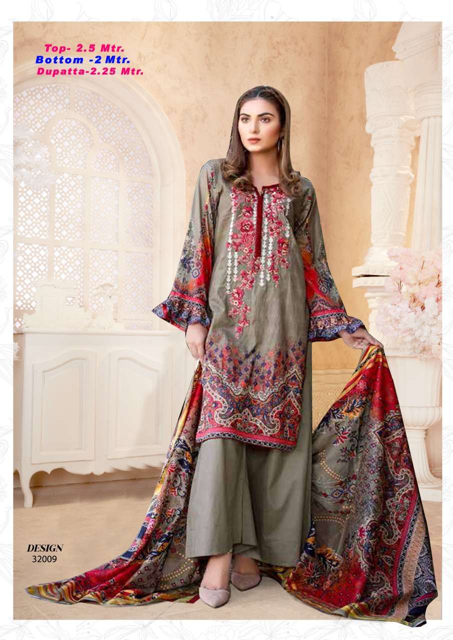 RAZIA SULTAN VOL-32 BY APANA COTTON 32001 TO 32010 SERIES BEAUTIFUL SUITS STYLISH FANCY COLORFUL CASUAL WEAR & ETHNIC WEAR COTTON PRINTED DRESSES AT WHOLESALE PRICE