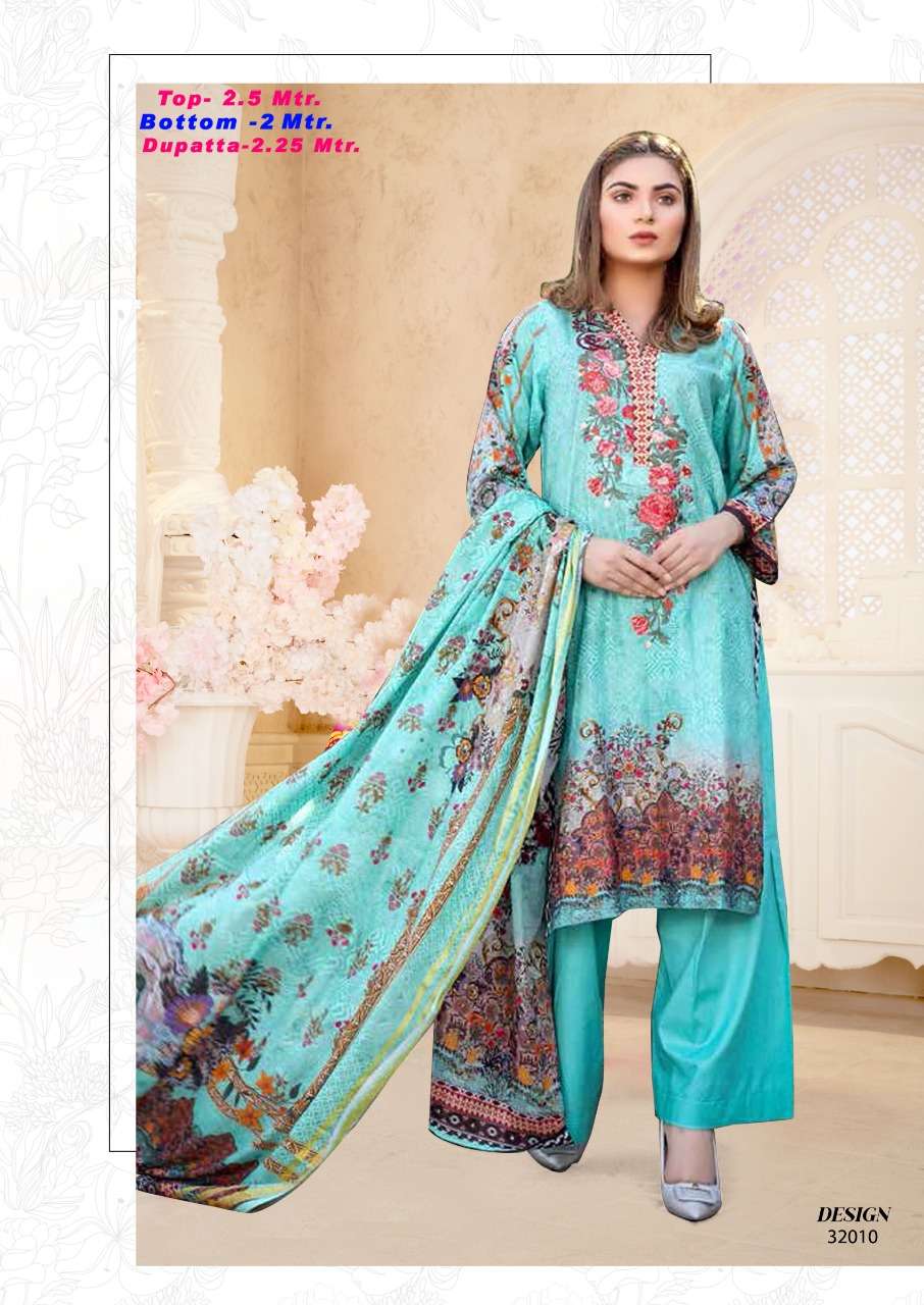 RAZIA SULTAN VOL-32 BY APANA COTTON 32001 TO 32010 SERIES BEAUTIFUL SUITS STYLISH FANCY COLORFUL CASUAL WEAR & ETHNIC WEAR COTTON PRINTED DRESSES AT WHOLESALE PRICE