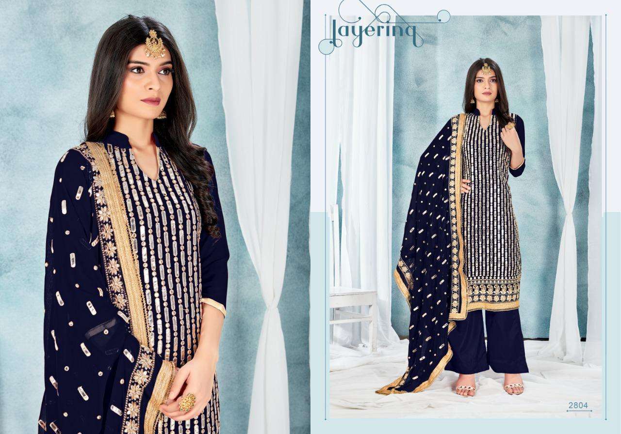 PHILLAURI VOL-28 BY VELLORA 2801 TO 2804 SERIES BEAUTIFUL SUITS STYLISH FANCY COLORFUL CASUAL WEAR & ETHNIC WEAR HEAVY GEORGETTE DRESSES AT WHOLESALE PRICE