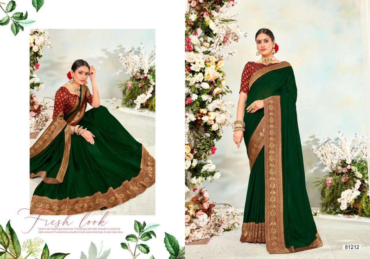 NALLI SILK BY RIGHT WOMEN 81211 TO 81218 SERIES INDIAN TRADITIONAL WEAR COLLECTION BEAUTIFUL STYLISH FANCY COLORFUL PARTY WEAR & OCCASIONAL WEAR VICHITRA SAREES AT WHOLESALE PRICE