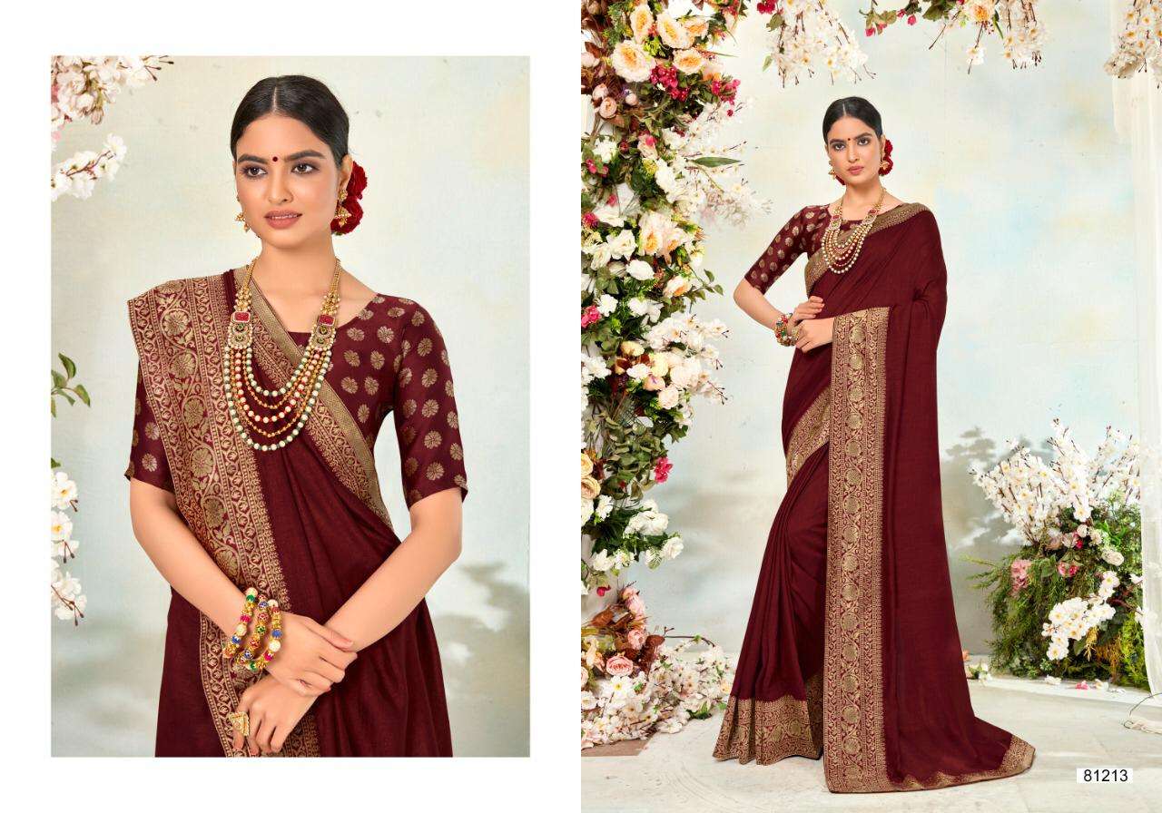 NALLI SILK BY RIGHT WOMEN 81211 TO 81218 SERIES INDIAN TRADITIONAL WEAR COLLECTION BEAUTIFUL STYLISH FANCY COLORFUL PARTY WEAR & OCCASIONAL WEAR VICHITRA SAREES AT WHOLESALE PRICE