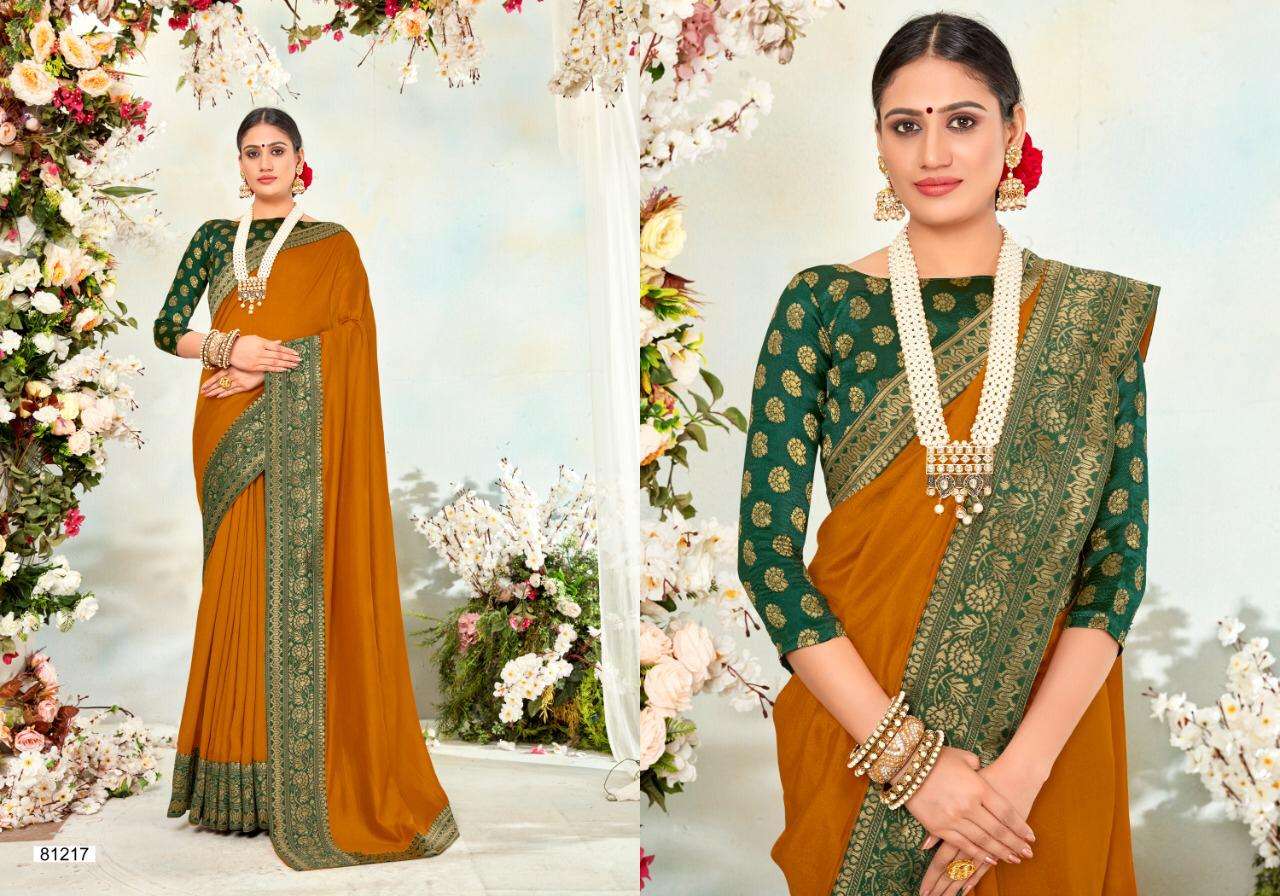 NALLI SILK BY RIGHT WOMEN 81211 TO 81218 SERIES INDIAN TRADITIONAL WEAR COLLECTION BEAUTIFUL STYLISH FANCY COLORFUL PARTY WEAR & OCCASIONAL WEAR VICHITRA SAREES AT WHOLESALE PRICE