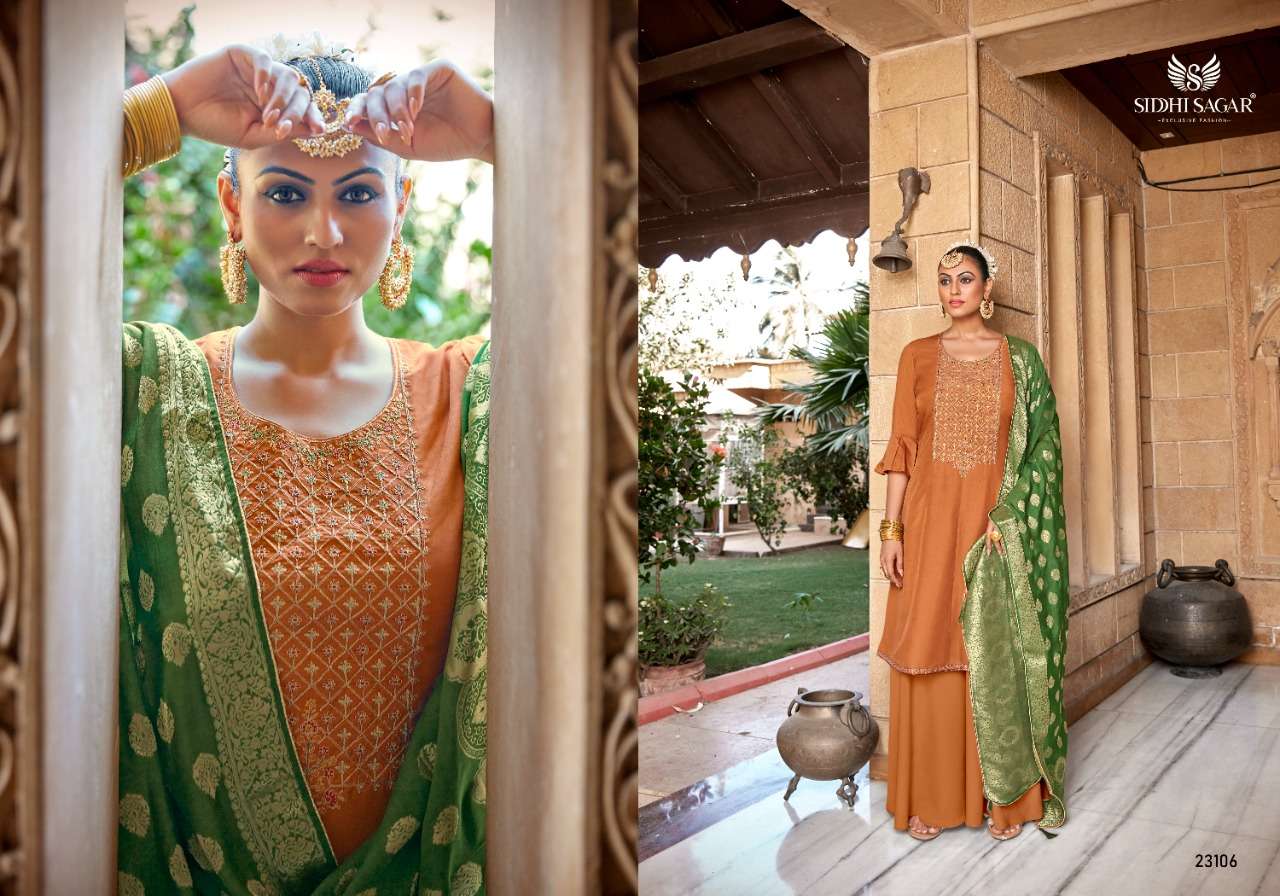 SURKH BY SIDDHI SAGAR 23101 TO 23106 SERIES BEAUTIFUL SUITS COLORFUL STYLISH FANCY CASUAL WEAR & ETHNIC WEAR PURE MUSLIN EMBROIDERED DRESSES AT WHOLESALE PRICE