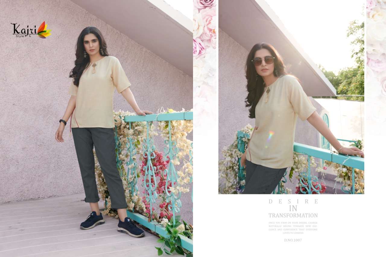 MYSTRI VOL-2 BY KAJRI STYLE 1001 TO 1008 SERIES DESIGNER STYLISH FANCY COLORFUL BEAUTIFUL PARTY WEAR & ETHNIC WEAR COLLECTION HEAVY RAYON TOPS AT WHOLESALE PRICE