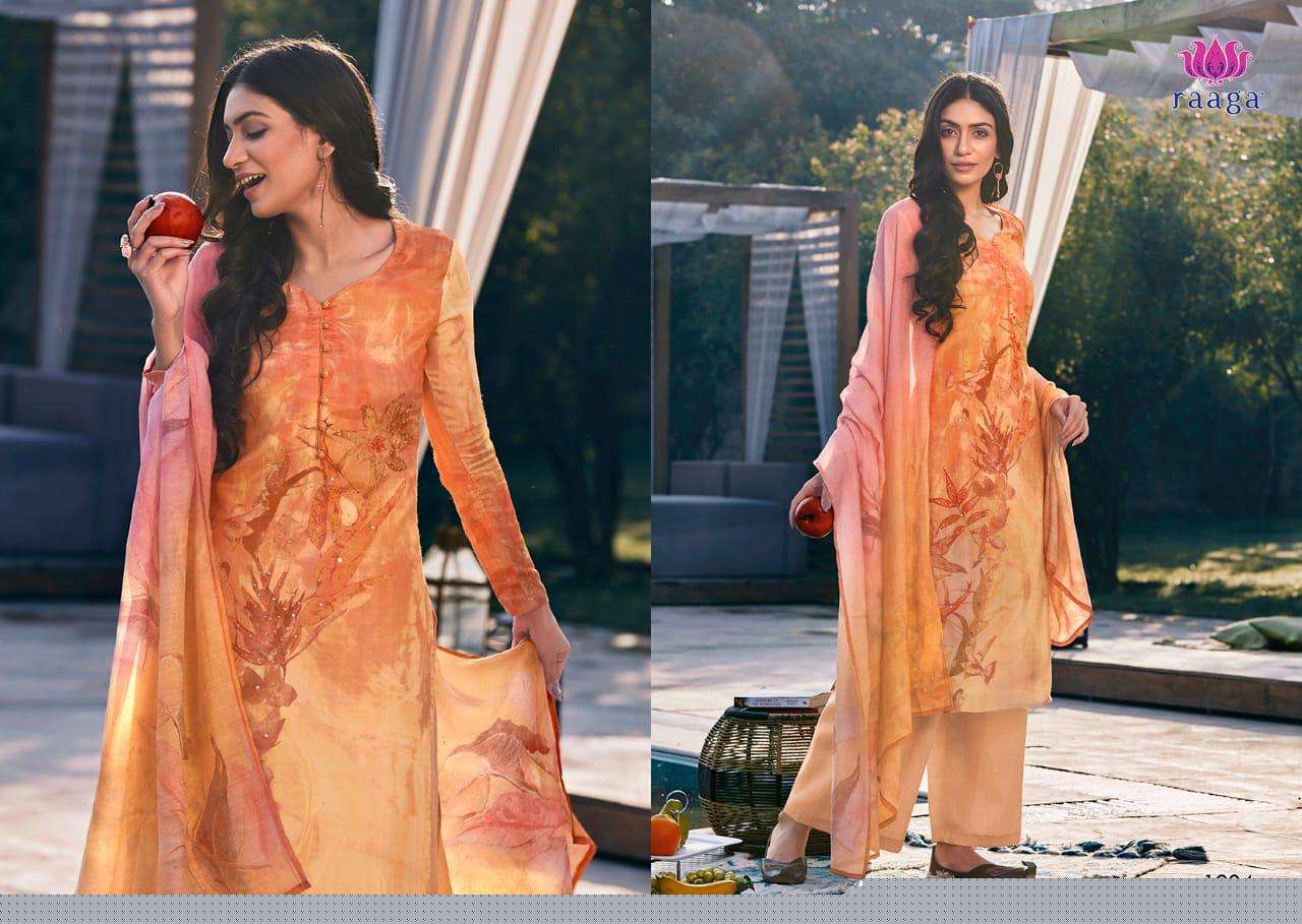 SWAGAT BY RAAGA 1901 TO 1910 SERIES BEAUTIFUL SUITS COLORFUL STYLISH FANCY CASUAL WEAR & ETHNIC WEAR PURE COTTON SILK DIGITAL PRINT WITH WORK DRESSES AT WHOLESALE PRICE