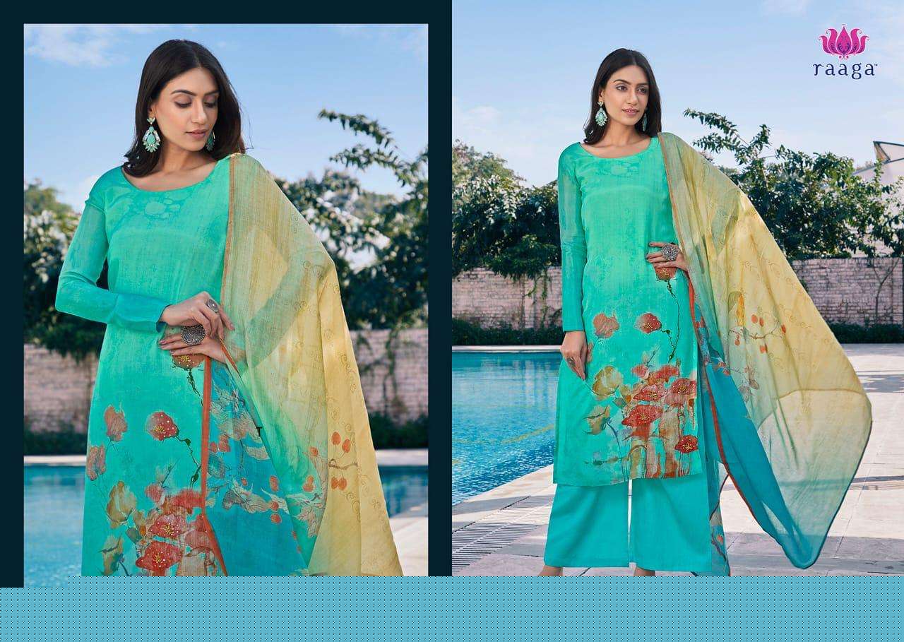SWAGAT BY RAAGA 1901 TO 1910 SERIES BEAUTIFUL SUITS COLORFUL STYLISH FANCY CASUAL WEAR & ETHNIC WEAR PURE COTTON SILK DIGITAL PRINT WITH WORK DRESSES AT WHOLESALE PRICE