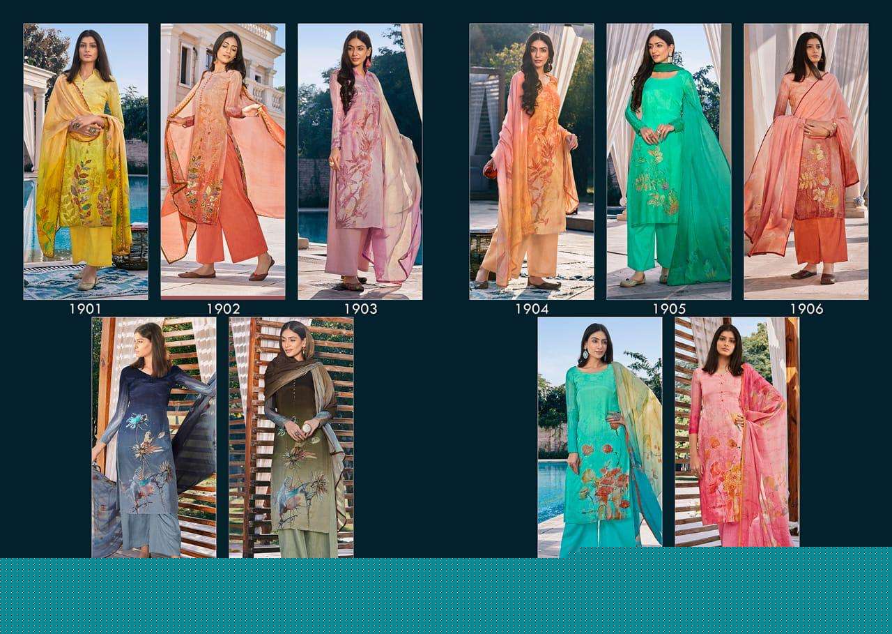 SWAGAT BY RAAGA 1901 TO 1910 SERIES BEAUTIFUL SUITS COLORFUL STYLISH FANCY CASUAL WEAR & ETHNIC WEAR PURE COTTON SILK DIGITAL PRINT WITH WORK DRESSES AT WHOLESALE PRICE