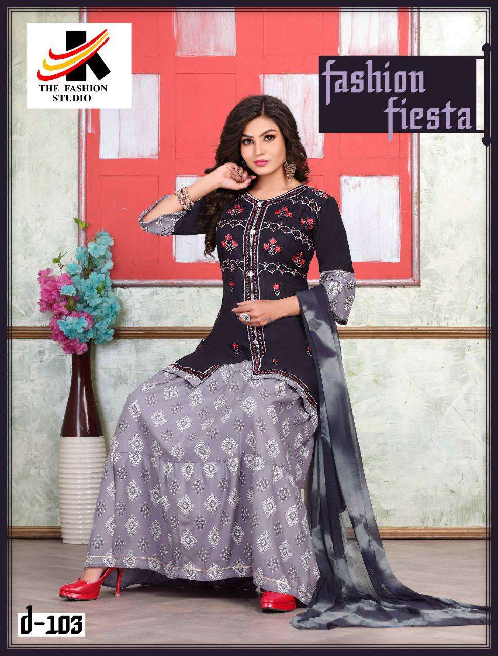 NAZIA BY THE FASHION STUDIO 101 TO 106 SERIES BEAUTIFUL SUITS COLORFUL STYLISH FANCY CASUAL WEAR & ETHNIC WEAR HEAVY RAYON EMBROIDERED DRESSES AT WHOLESALE PRICE