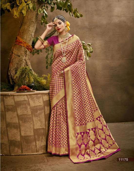 PARIDHI BY SHAKUNT 11171 TO 11176 SERIES INDIAN TRADITIONAL WEAR COLLECTION BEAUTIFUL STYLISH FANCY COLORFUL PARTY WEAR & OCCASIONAL WEAR SILK SAREES AT WHOLESALE PRICE