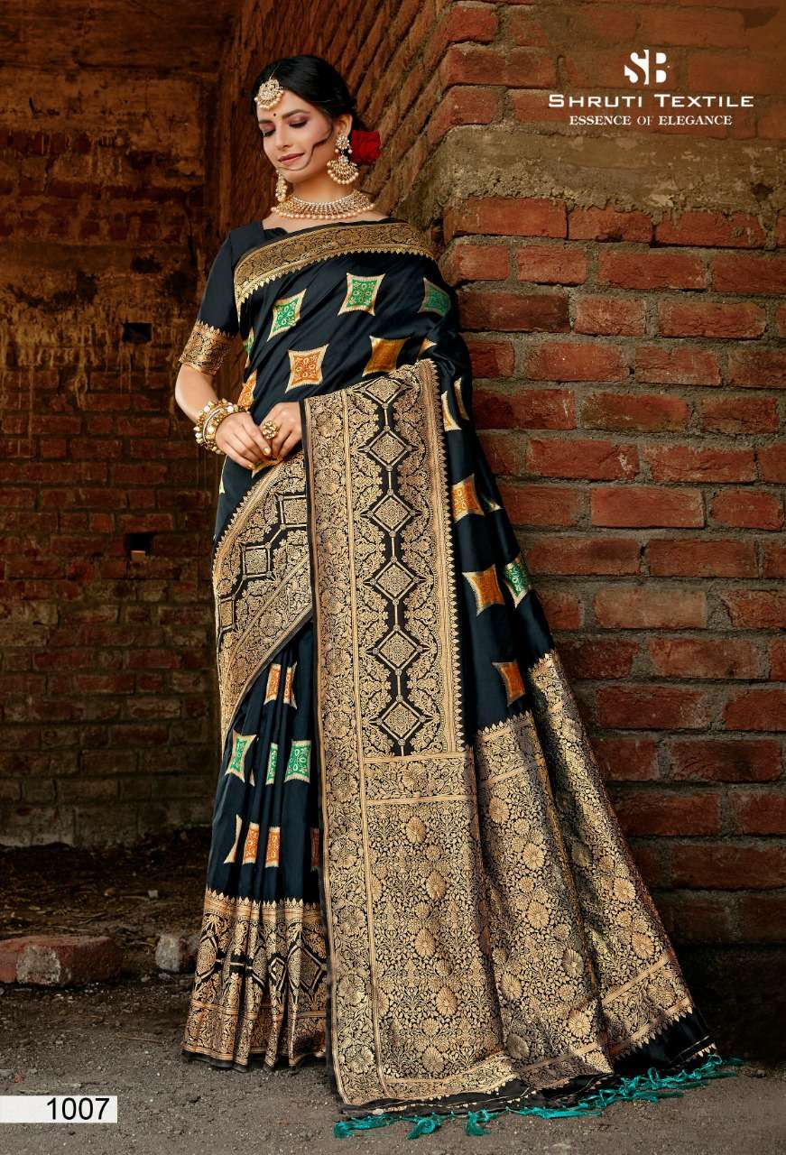 SHRUTI 1000 SERIES BY SHRUTI 1001 TO 1012 SERIES INDIAN TRADITIONAL WEAR COLLECTION BEAUTIFUL STYLISH FANCY COLORFUL PARTY WEAR & OCCASIONAL WEAR SOFT SILK SAREES AT WHOLESALE PRICE
