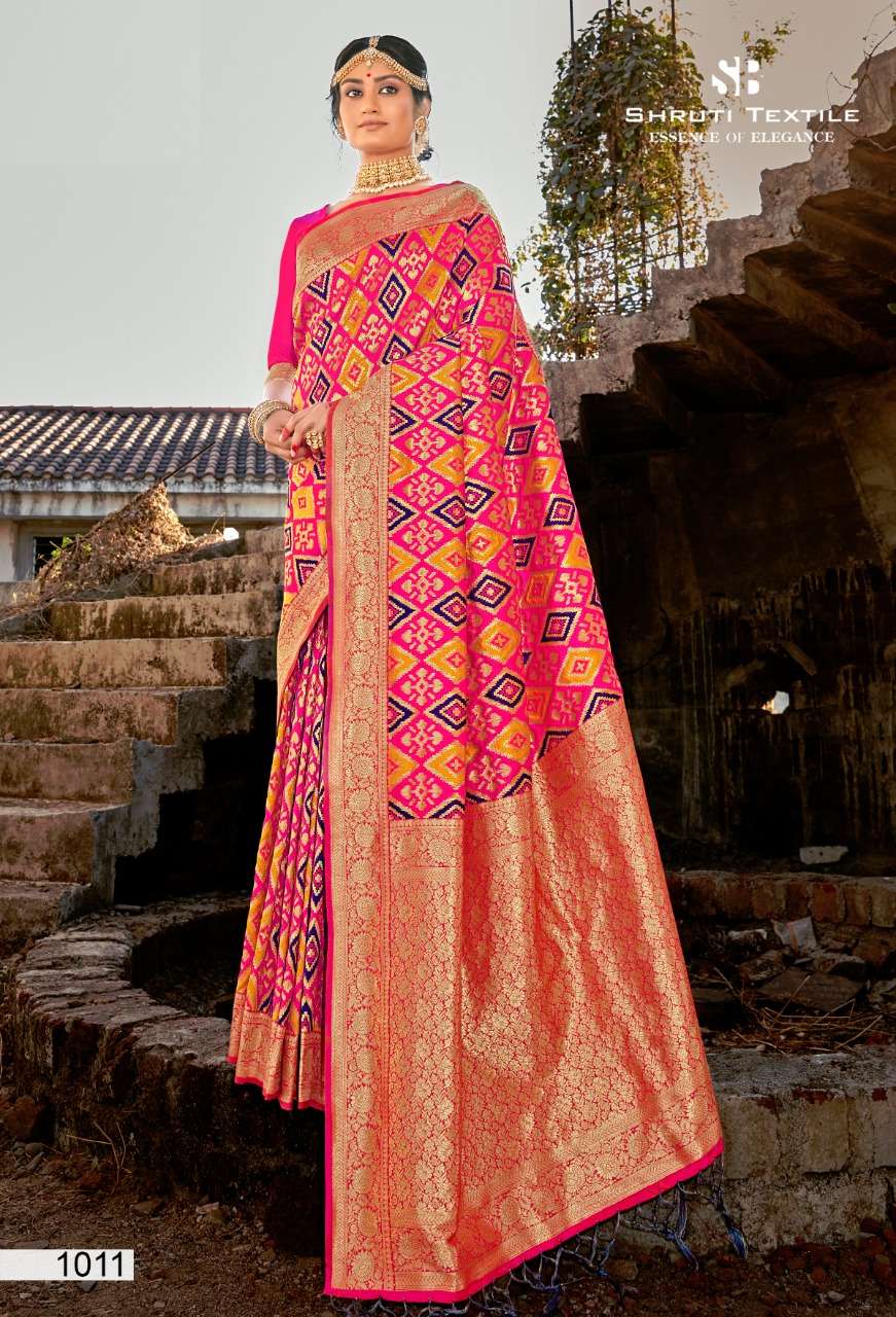 SHRUTI 1000 SERIES BY SHRUTI 1001 TO 1012 SERIES INDIAN TRADITIONAL WEAR COLLECTION BEAUTIFUL STYLISH FANCY COLORFUL PARTY WEAR & OCCASIONAL WEAR SOFT SILK SAREES AT WHOLESALE PRICE