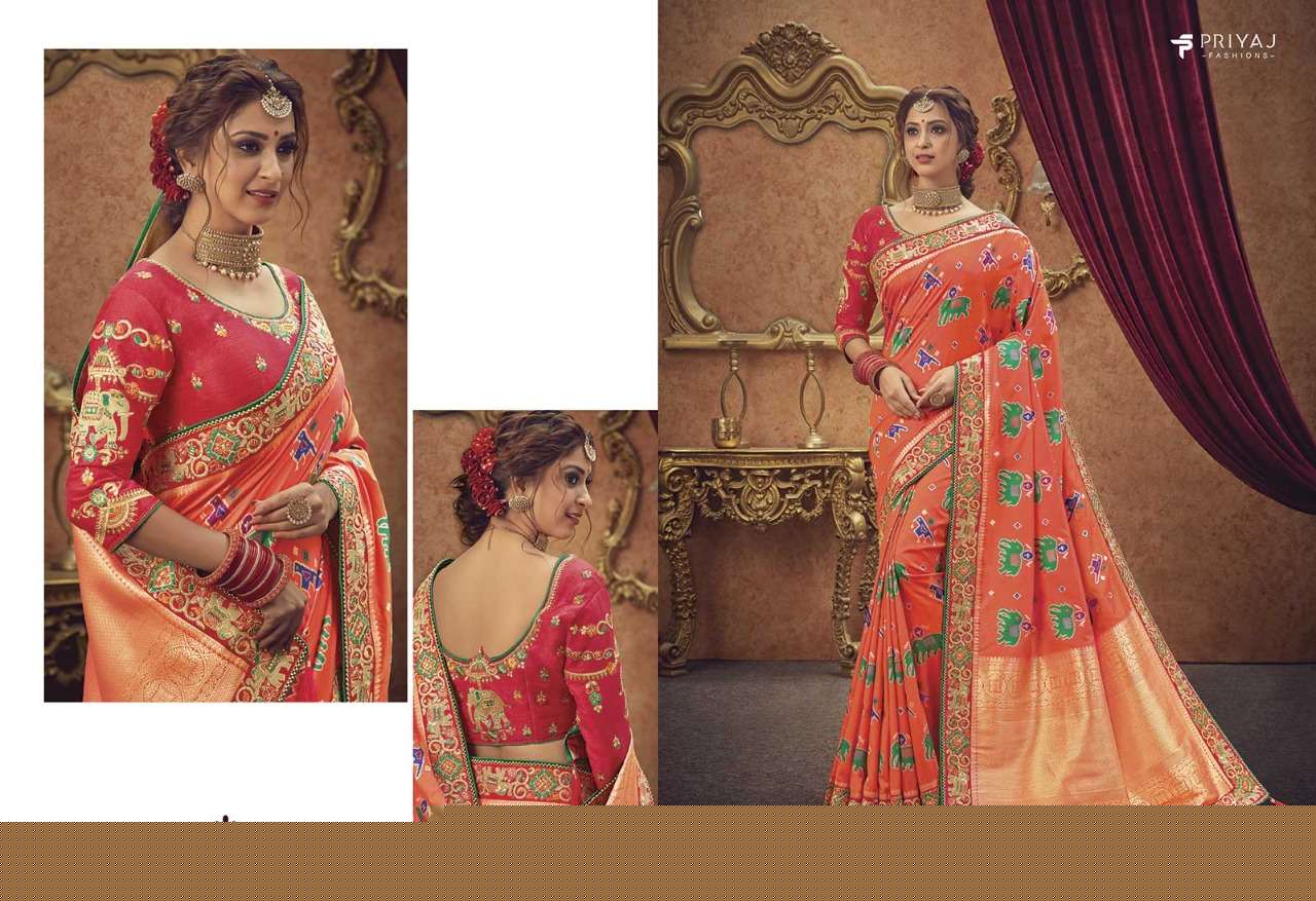 RAJGHARANA BY PRIYAJ FASHION 1503 TO 1514 SERIES INDIAN TRADITIONAL WEAR COLLECTION BEAUTIFUL STYLISH FANCY COLORFUL PARTY WEAR & OCCASIONAL WEAR SILK SAREES AT WHOLESALE PRICE
