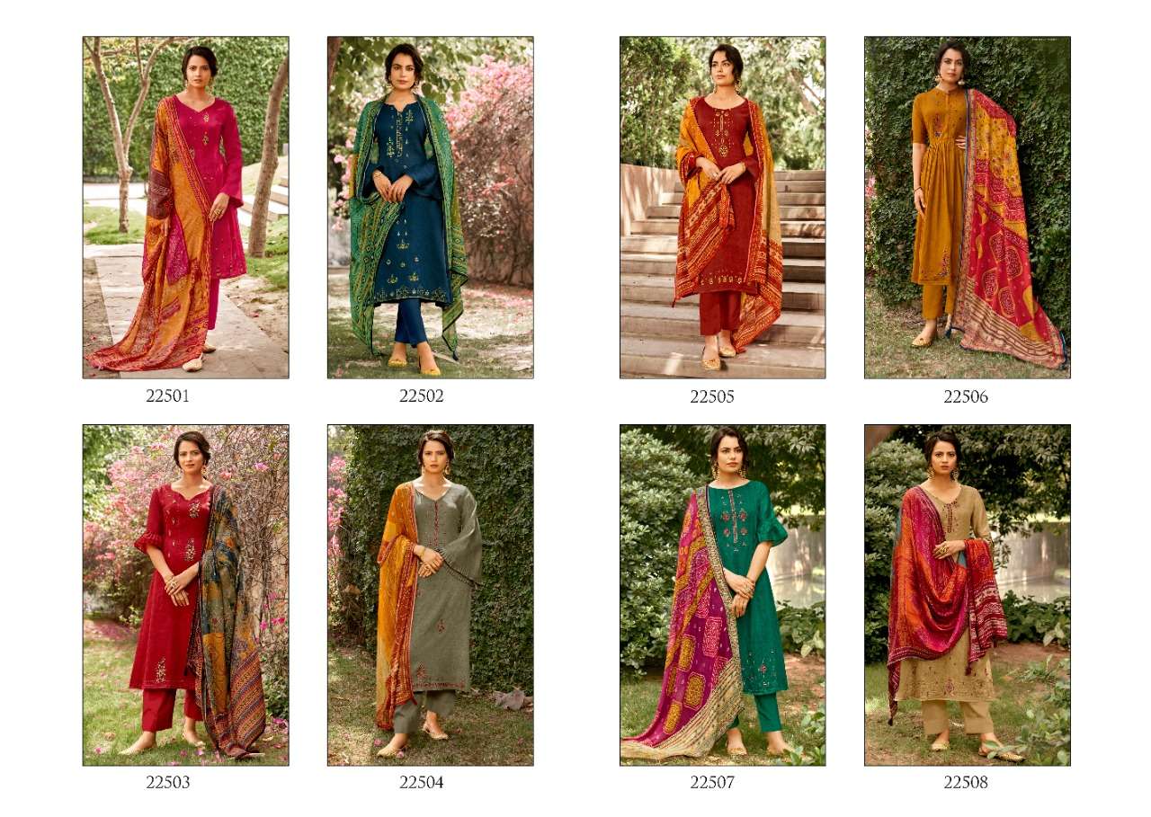 MAHI BY SIDDHI SAGAR 22501 TO 22508 SERIES BEAUTIFUL SUITS COLORFUL STYLISH FANCY CASUAL WEAR & ETHNIC WEAR PURE JAM SATIN PRINT WITH WORK DRESSES AT WHOLESALE PRICE