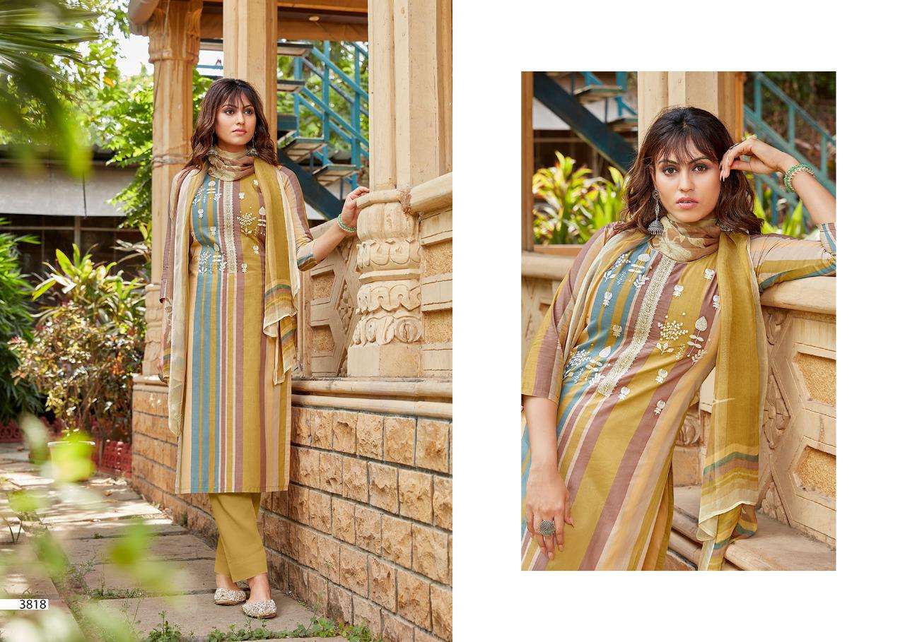 KHAANI BY SANNA FASHION 3811 TO 3820 SERIES BEAUTIFUL SUITS COLORFUL STYLISH FANCY CASUAL WEAR & ETHNIC WEAR PURE COTTON LAWN DIGITAL PRINT DRESSES AT WHOLESALE PRICE