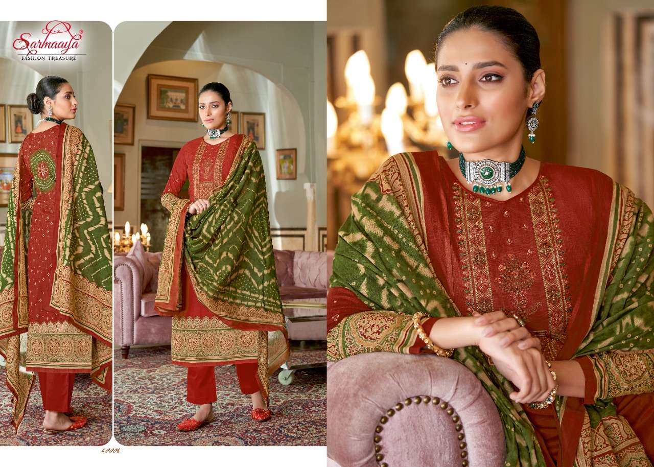 MEHER BY SARMAAYA 40001 TO 40008 SERIES BEAUTIFUL SUITS COLORFUL STYLISH FANCY CASUAL WEAR & ETHNIC WEAR PURE LAWN COTTON EMBROIDERED DRESSES AT WHOLESALE PRICE