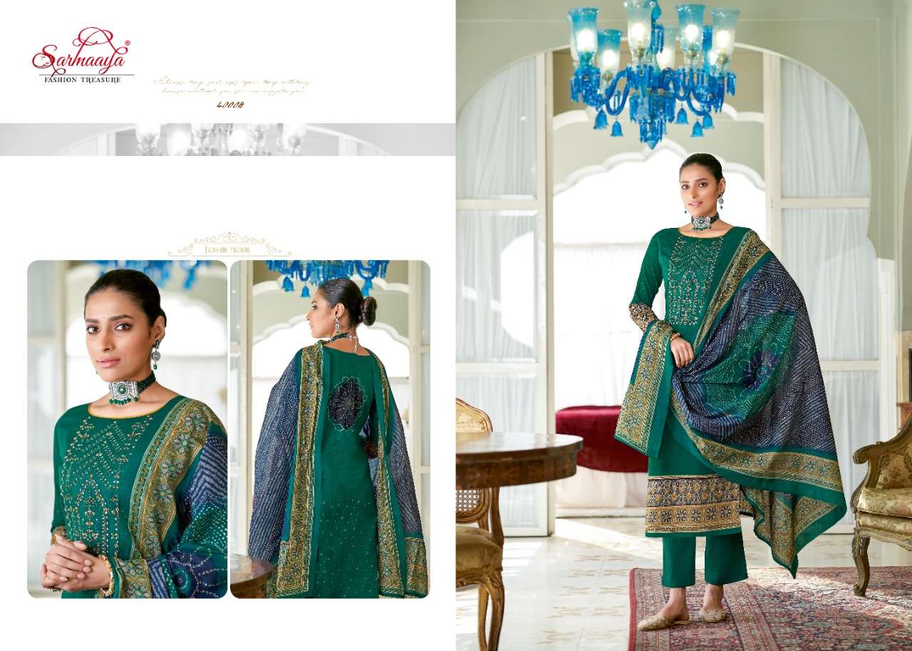MEHER BY SARMAAYA 40001 TO 40008 SERIES BEAUTIFUL SUITS COLORFUL STYLISH FANCY CASUAL WEAR & ETHNIC WEAR PURE LAWN COTTON EMBROIDERED DRESSES AT WHOLESALE PRICE