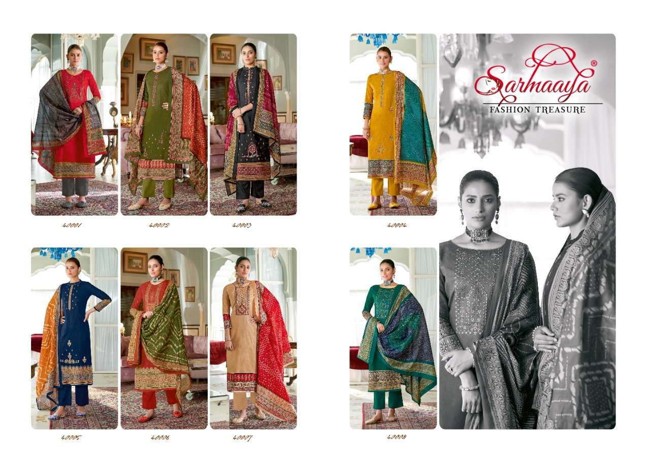 MEHER BY SARMAAYA 40001 TO 40008 SERIES BEAUTIFUL SUITS COLORFUL STYLISH FANCY CASUAL WEAR & ETHNIC WEAR PURE LAWN COTTON EMBROIDERED DRESSES AT WHOLESALE PRICE